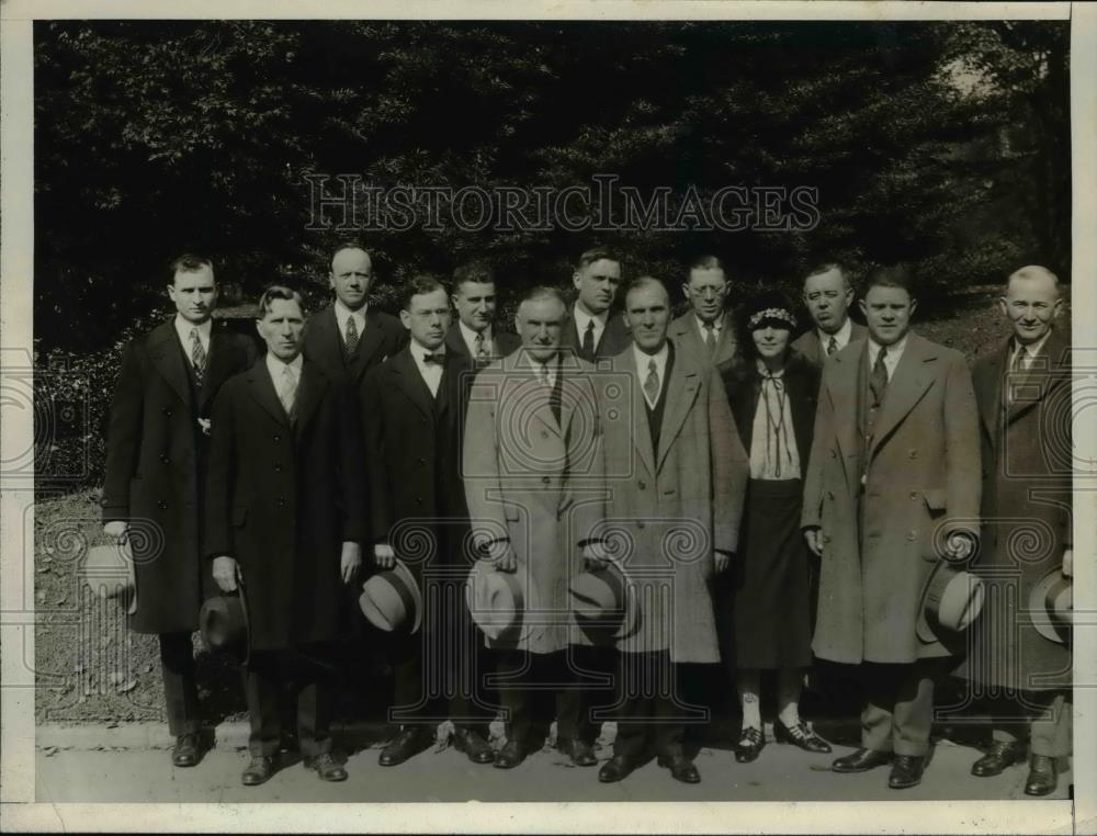 1926 Press Photo The Post Office Clerks Association Officials At The White House - Historic Images