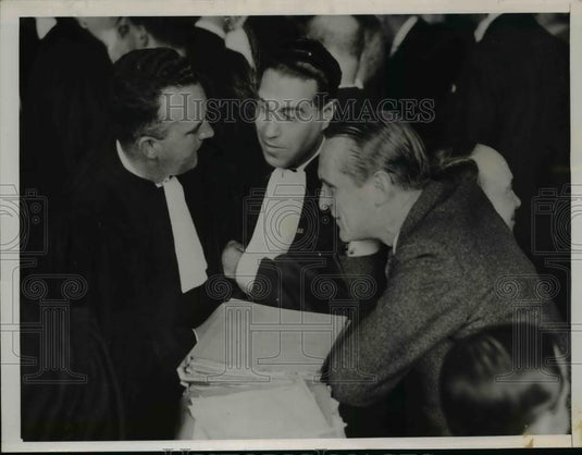 1937 Press Photo Col.De La Rocque of French Social Party at Libel Action Hearing - Historic Images