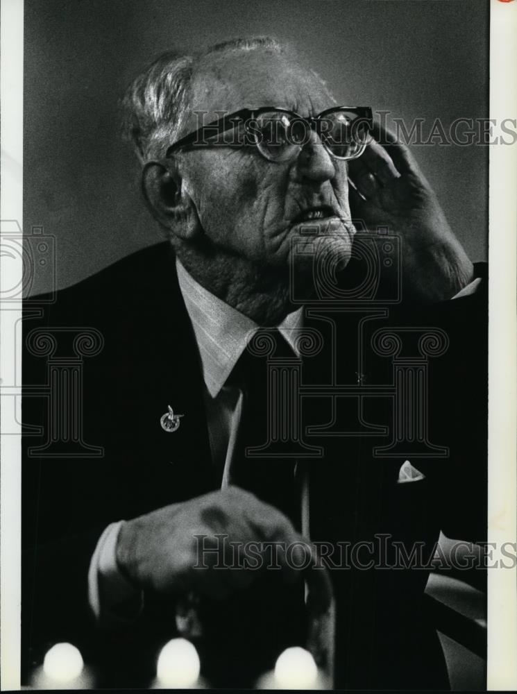 1984 Press Photo Preston Johnson, 104 years old - spa24006 - Historic Images