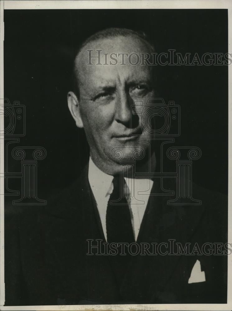 1931 Press Photo William Woodburn, Atty. Of Mrs. Cornelius Vanderbilt&#39;s Divorce - Historic Images