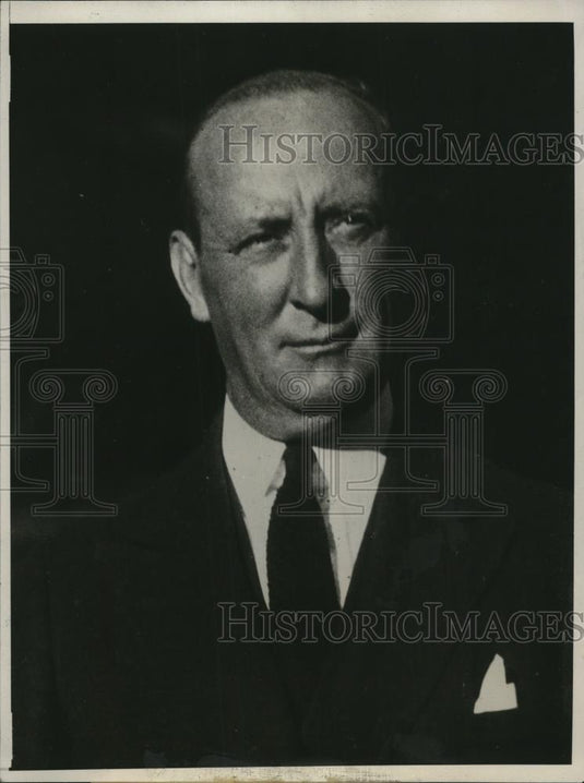 1931 Press Photo William Woodburn, Atty. Of Mrs. Cornelius Vanderbilt's Divorce - Historic Images