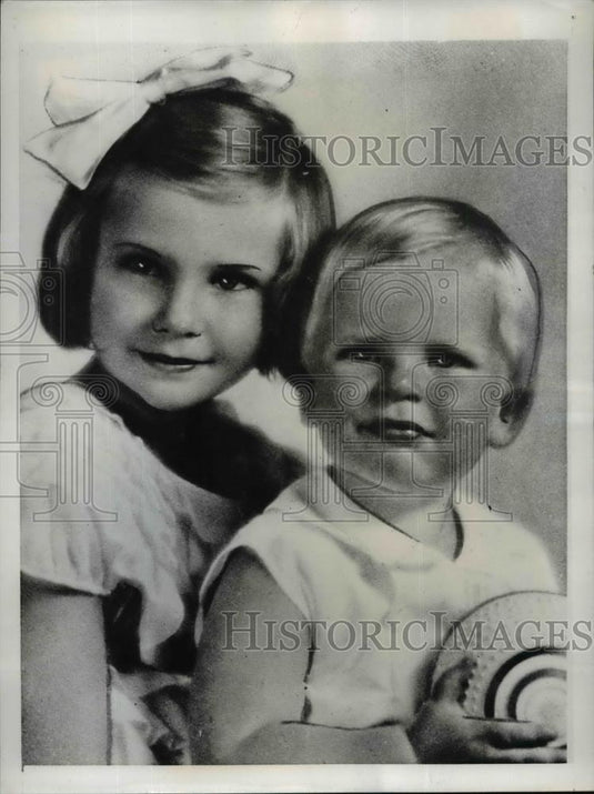 1939 Press Photo Margaret Ettie Lewis and Donald sunken on British Liner Athenia - Historic Images