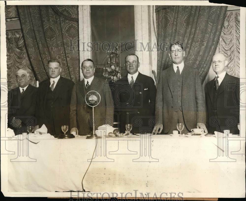 1927 Press Photo Cabinet Members And Diplomats At The Luncheon At Willard Hotel - Historic Images