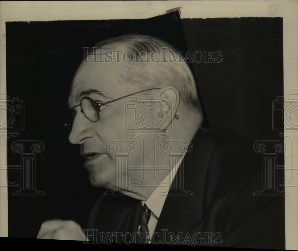 1940 Press Photo J. J. Pelley, President of American Railroads - nee95339 - Historic Images