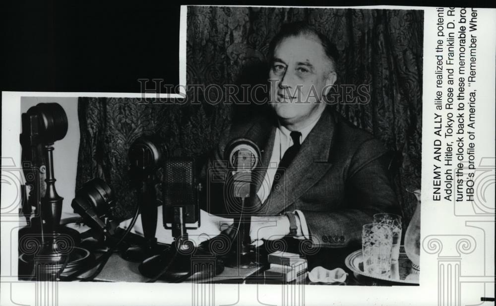 Press Photo Franklin D Roosevelt - spp00519 - Historic Images