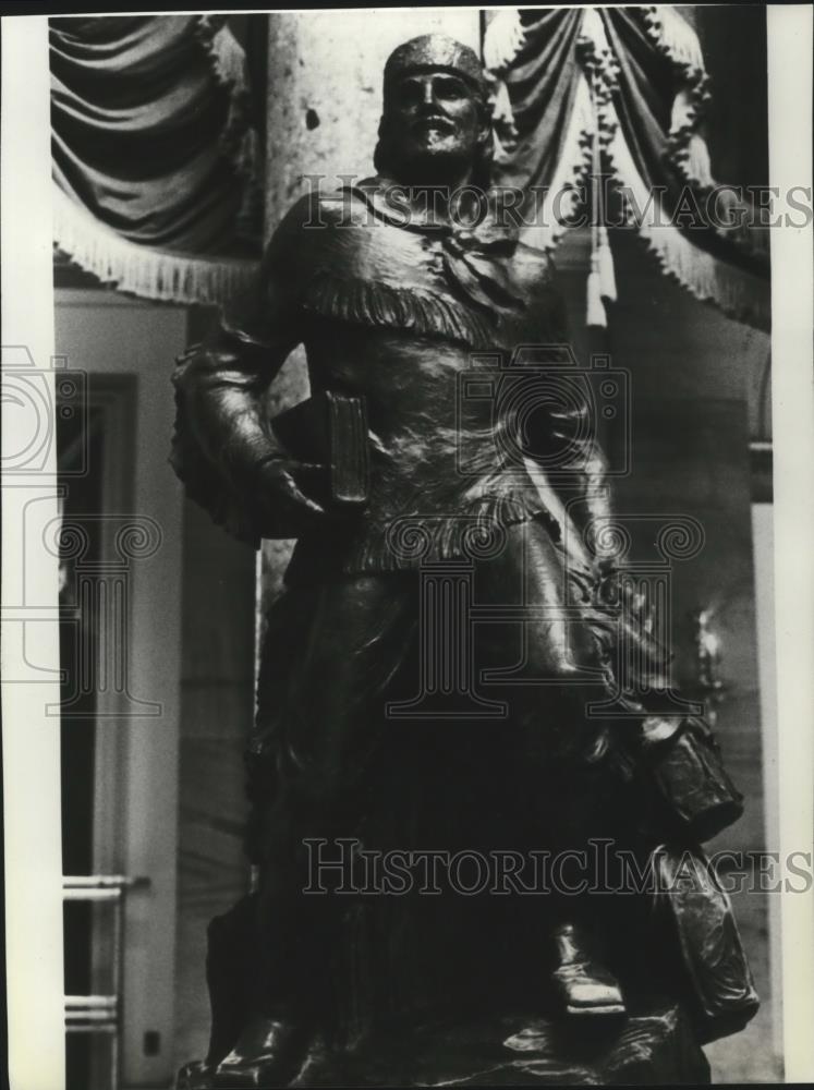 1980 Press Photo Dr Avard Fairbanks Impression of Marcus Whitman - spa27633 - Historic Images