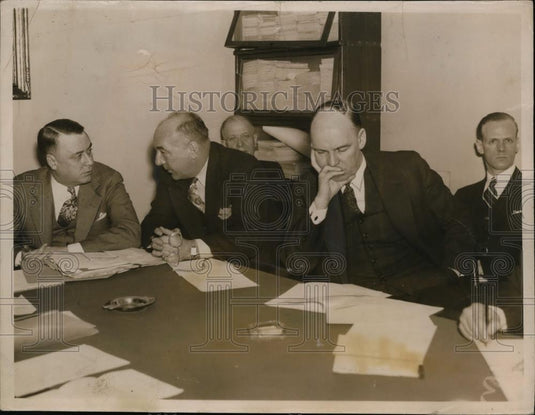 1936 Press Photo The House District Sub-Committee Meeting to repeal Red Rider - Historic Images