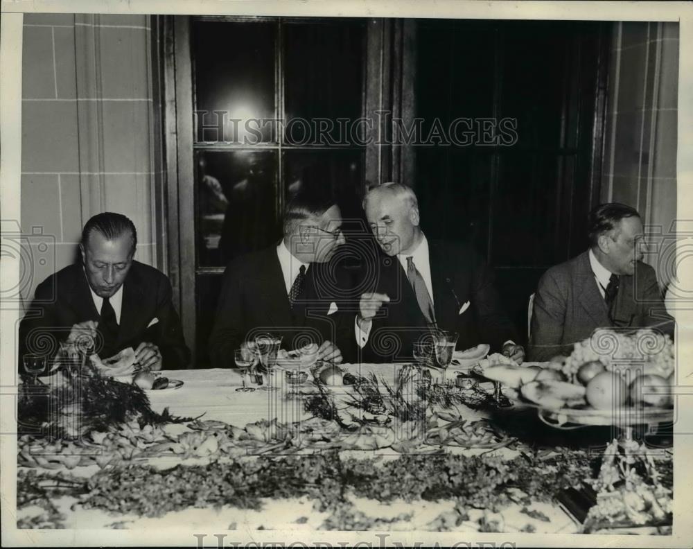 1934 Press Photo Dr. Alfonso Lopez Guest at Pan-American Building, Washington - Historic Images