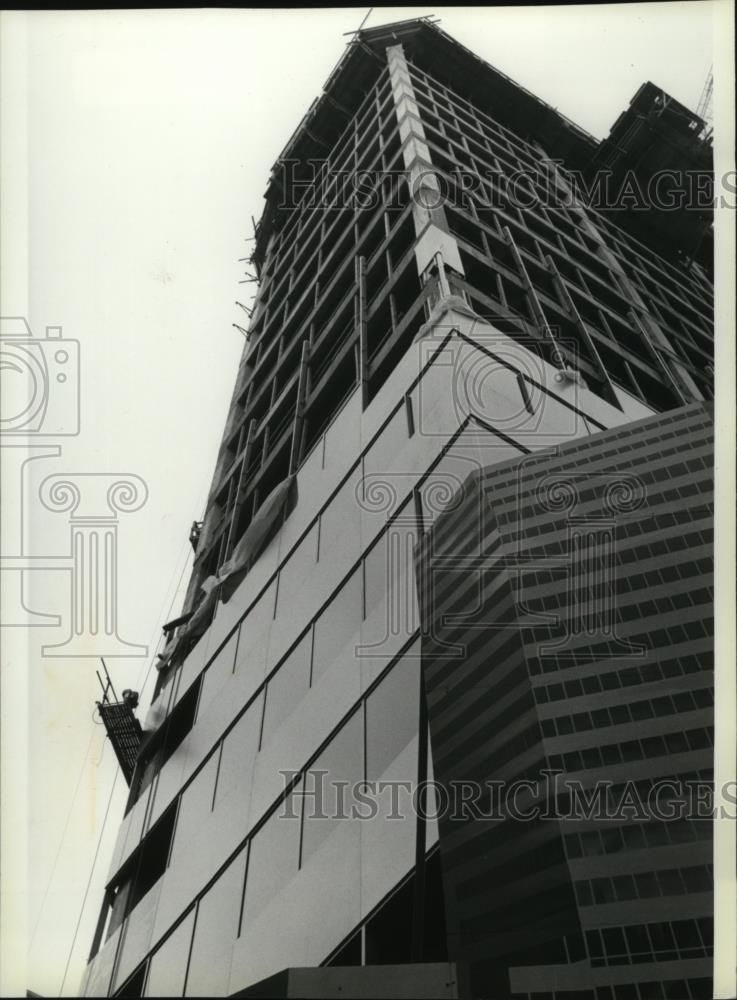 1980 Press Photo Construction of Seafirst Center Tower - spa25337 - Historic Images