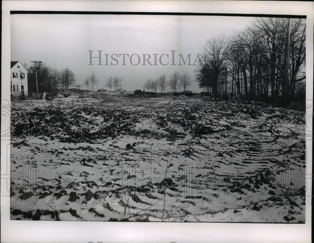 Undated Press Photo Caryle Towers Apartment Site, West of Winton Place Lake Ave - Historic Images