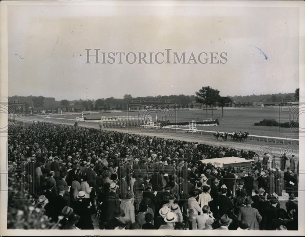 1938 Press Photo Laurel track in Maryland as fall racing opens - net14249 - Historic Images