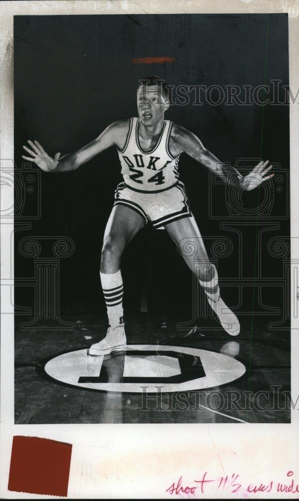 1965 Press Photo Jack Martin basketball forward of Duke University - net14438 - Historic Images