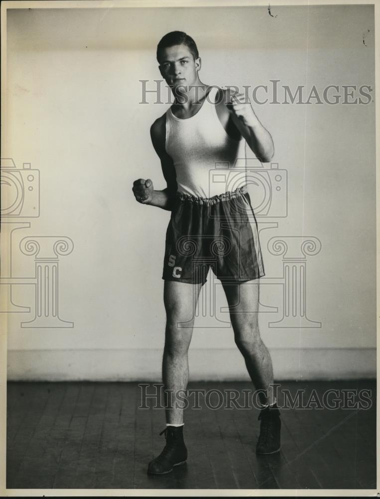 Press Photo Ed McKinnon Washington State College boxer - net12724 - Historic Images