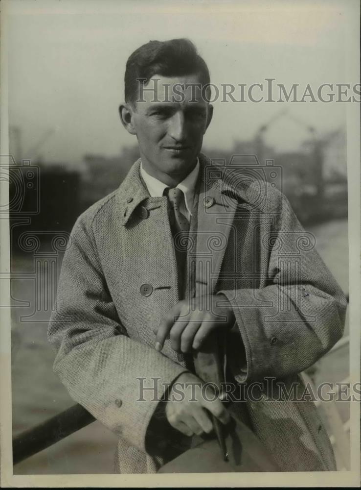 1930 Press Photo Eugene Wright author of Great Horn Spoon on tour of Africa - Historic Images