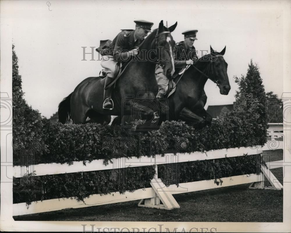 1938 Press Photo Charles Lyman on Jamaica, Capt Frank Hyler on Curralin in NY - Historic Images