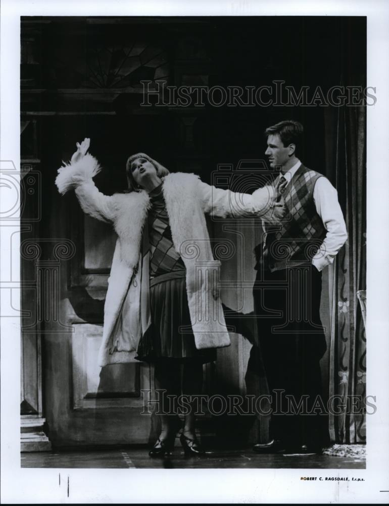 1989 Press Photo Nancy Ringham And Brian Sutherland In Cabaret Orp3