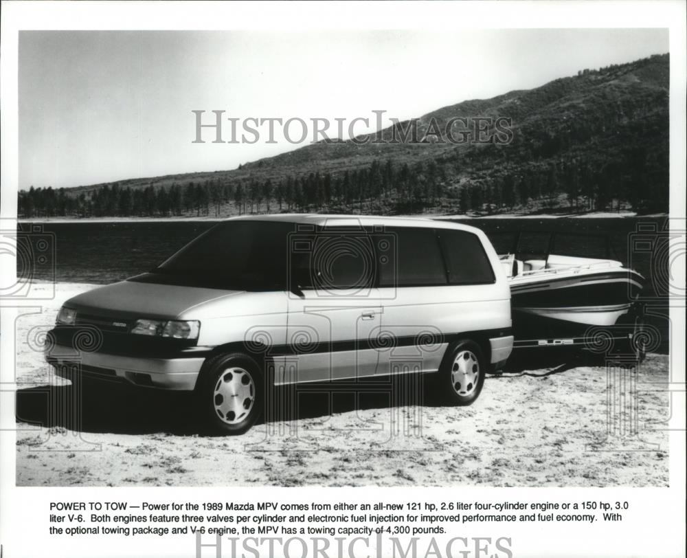 1989 Press Photo The 1989 Mazda MVP - spp01447 - Historic Images