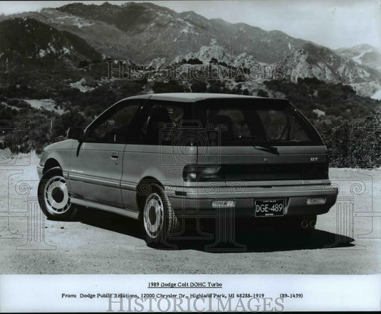 1988 Press Photo 1989 Dodge Colt DOHC Turbo - cvb14994 - Historic Images