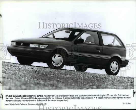 Press Photo Eagle Summit three door Hatchback - cvb14996 - Historic Images