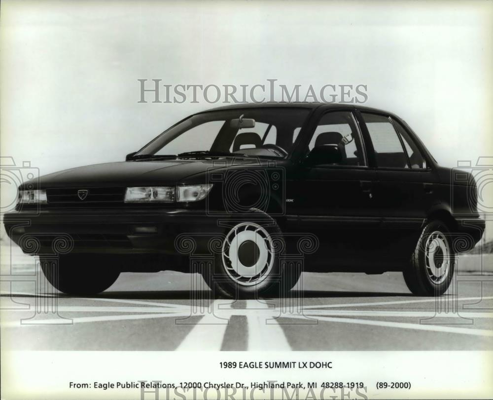 1988 Press Photo Eagle Summit LX DOHC 1989 model - cvb14997 - Historic Images
