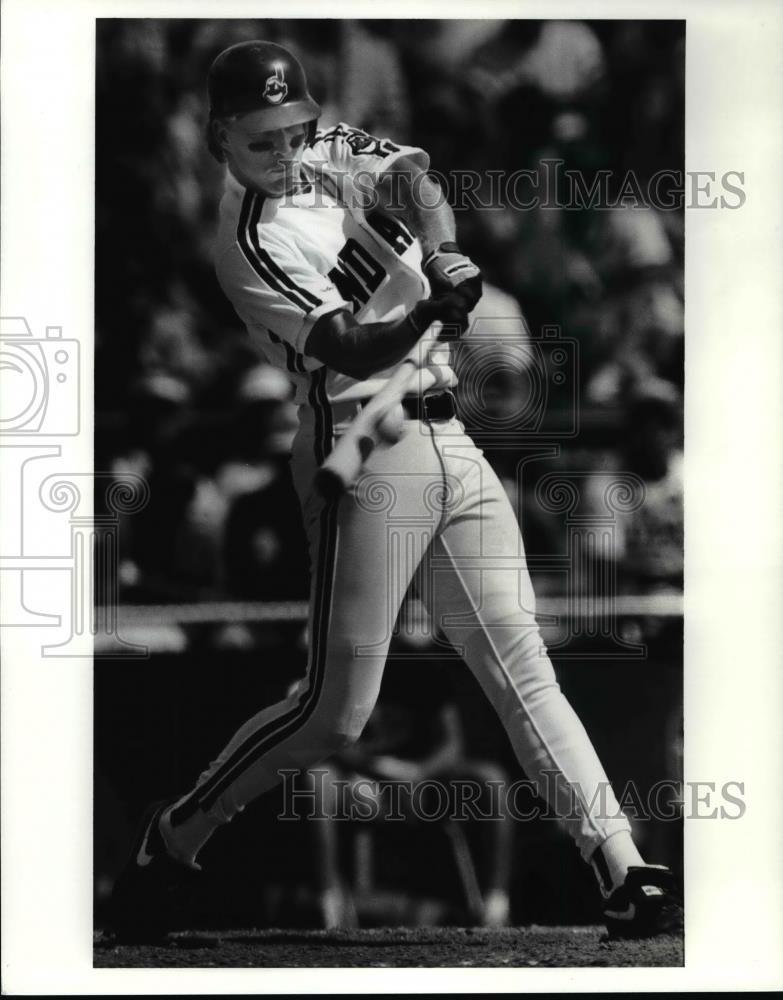 1990 Press Photo Cory Snyder at bat in Tucson - cvb58155 - Historic Images