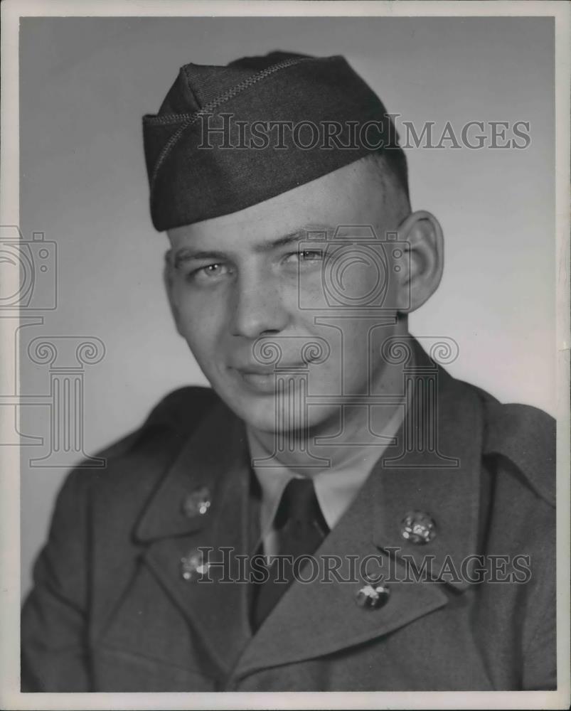 1951 Press Photo Al Aber, Cleveland Indians - cvb58231 - Historic Images