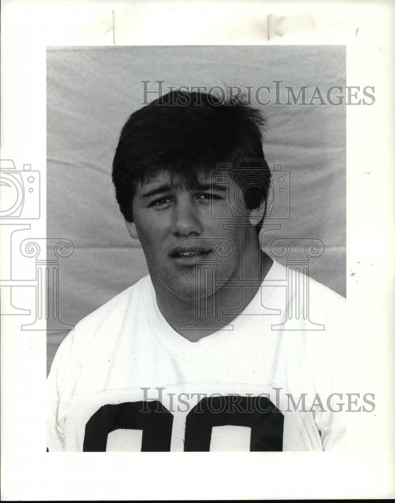 1985 Press Photo Football player-Stewart Tolle - cvb58299 - Historic Images