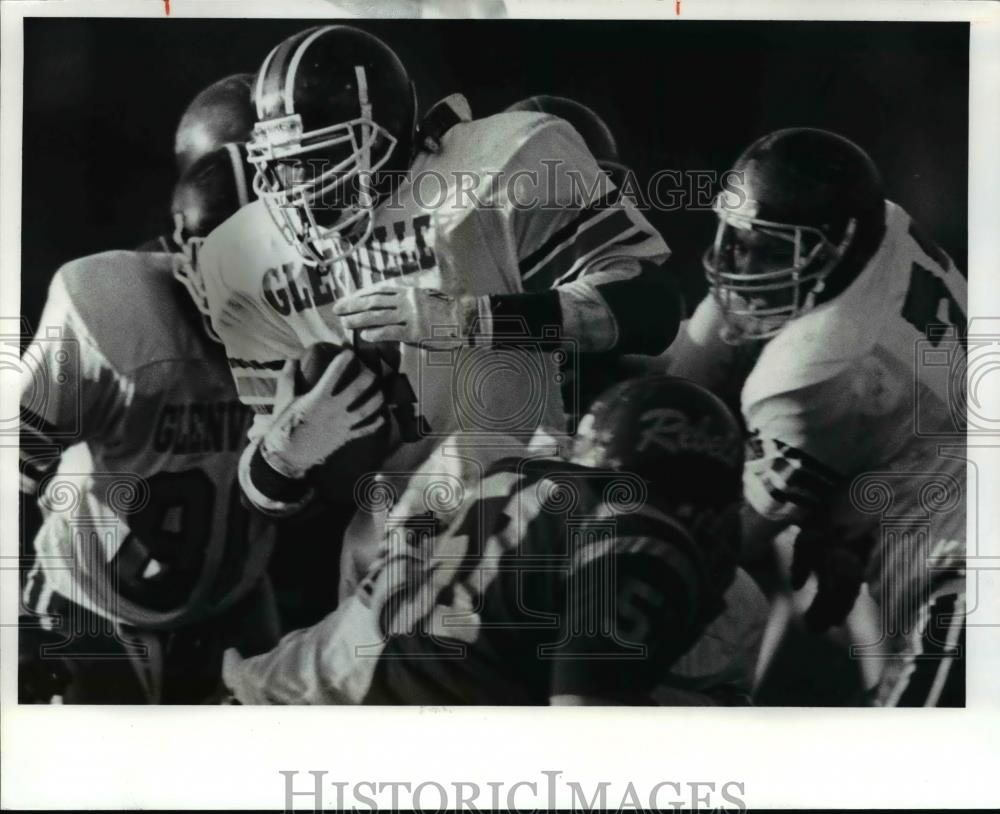 1989 Press Photo Glenville Running Back Lamonte Washington - cvb58412 - Historic Images