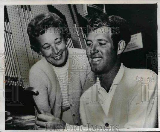 1969 Press Photo Mrs. Tom Weiskopf and son, Tom - cvb58591 - Historic Images