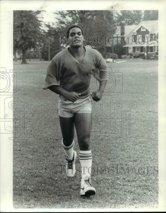Press Photo Cleveland Central Catholic Fullback Randy Ramsey - cvb58754 - Historic Images