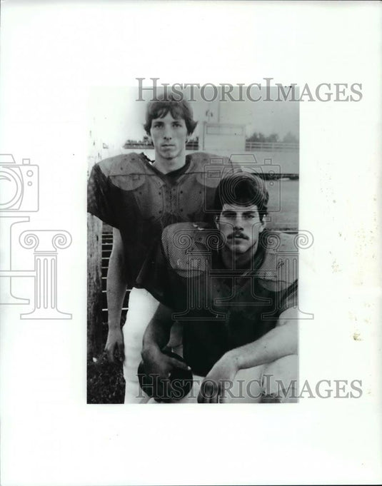 Press Photo Jim Phillips (left) Matt Bernard, Crestview High School - cvb58784 - Historic Images