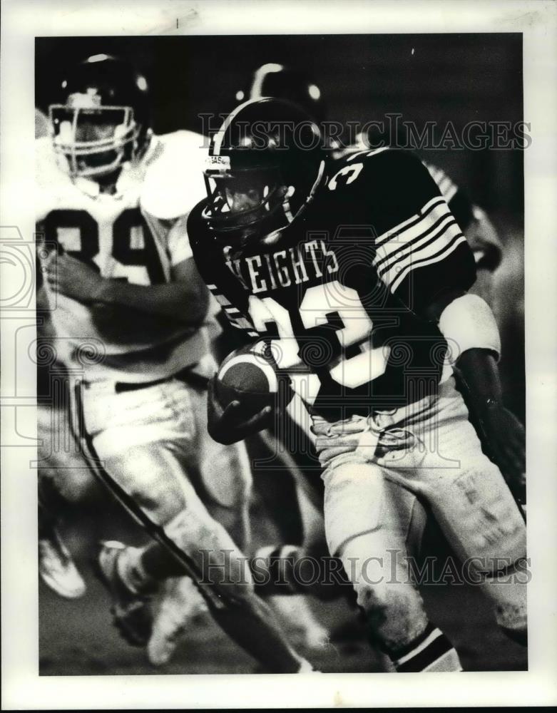 1985 Press Photo Marty Rice During the 2 Quarter Makes a Touchdown - cvb58872 - Historic Images