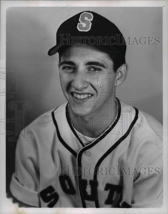 1956 Press Photo Tom Solli, South High Baseball - cvb58890 - Historic Images