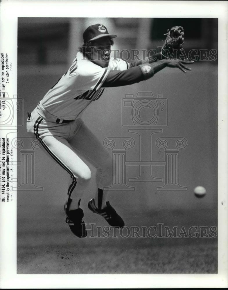 1988 Press Photo Indians Baseball player-Ron Washington - cvb63362 - Historic Images