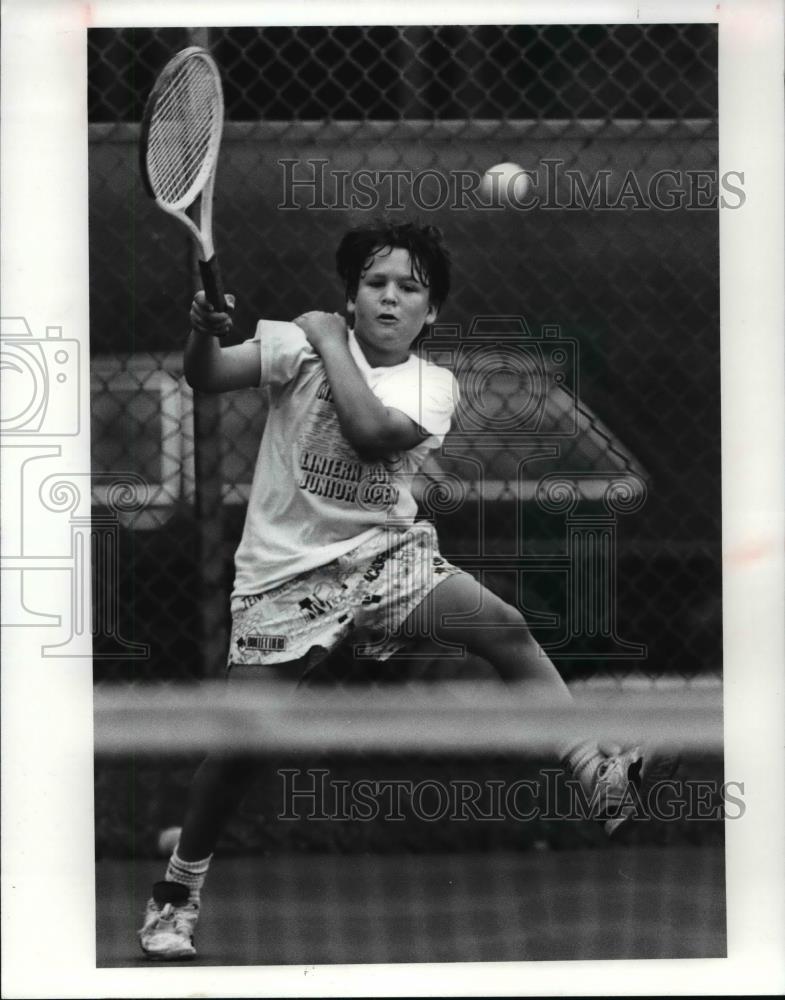 1990 Press Photo Shane Simon-Plain Dealer tennis player - cvb63494 - Historic Images