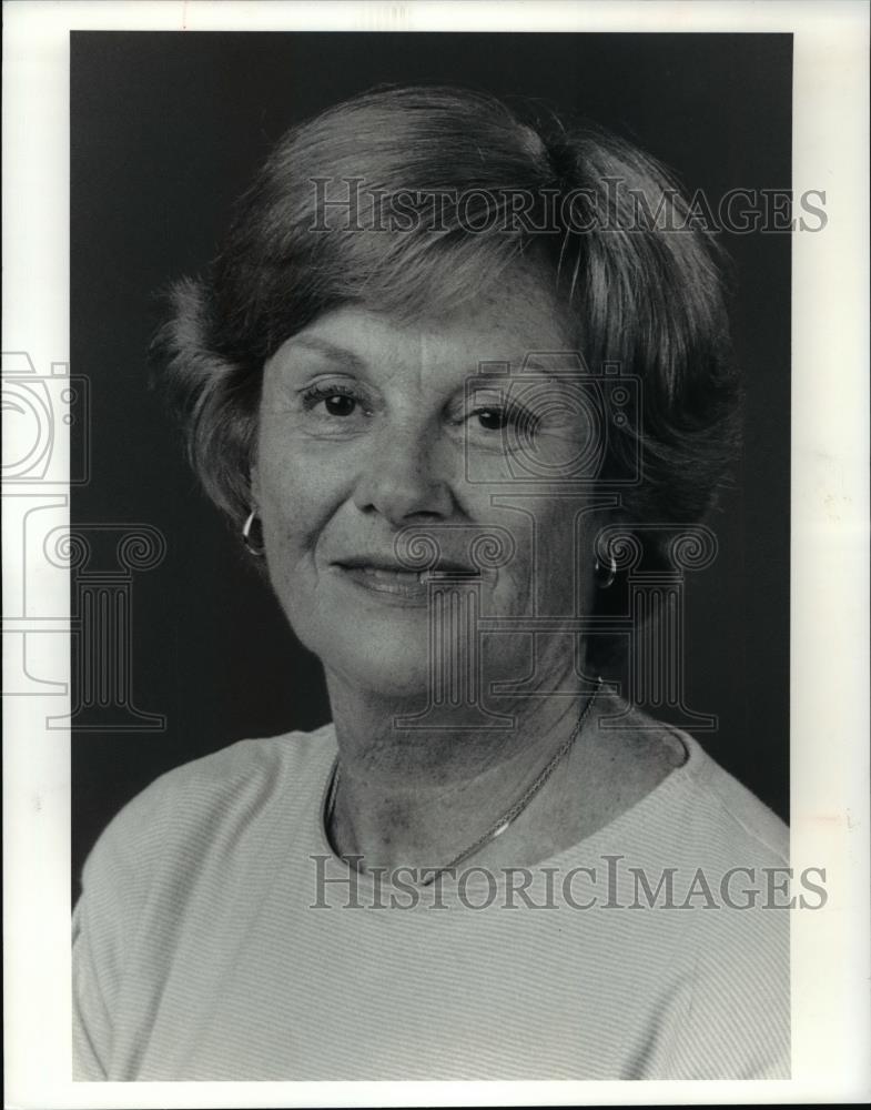 1990 Press Photo Sue Schamb-Northeastern Ohio Tennis Association - cvb63556 - Historic Images