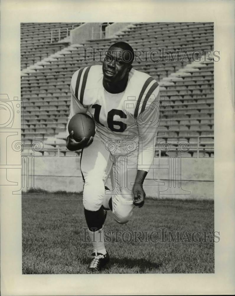 1963 Press Photo Nate Ramsey, Indiana University Halfback - cvb63560 - Historic Images