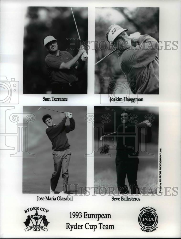 1993 Press Photo 1993 European Ryder Cup Team - cvb63678 - Historic Images