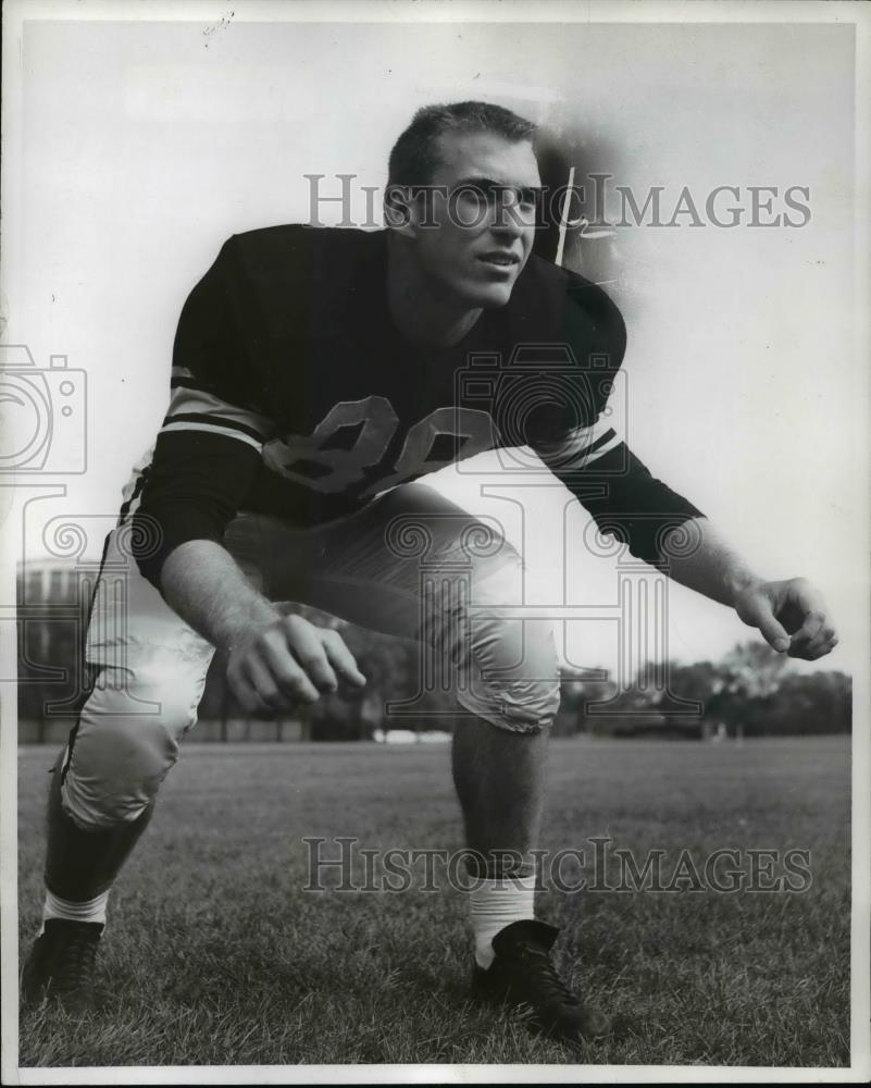1957 Press Photo Capt. James Gibbons-End Senior Chicago Illinois - cvb63688 - Historic Images