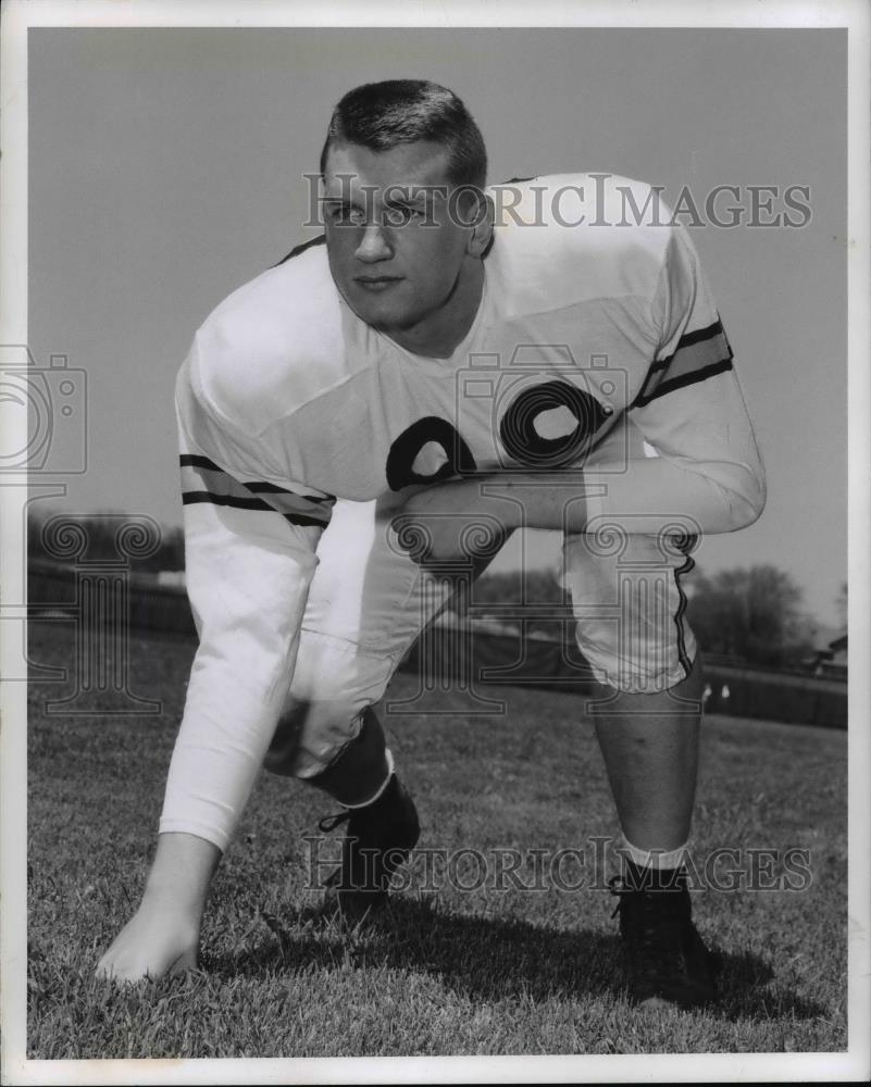 1957 Press Photo John Crowl, Purdue End - cvb63814 - Historic Images