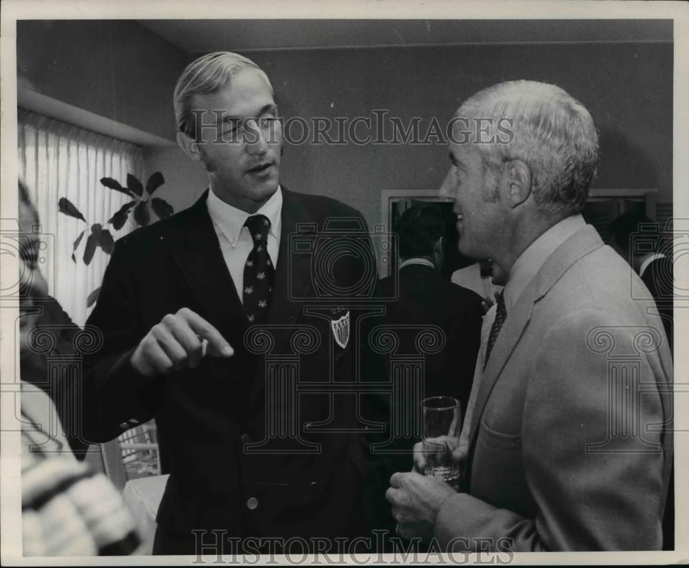 1970 Press Photo Stan Smith and Richard Cole. - cvb63938 - Historic Images