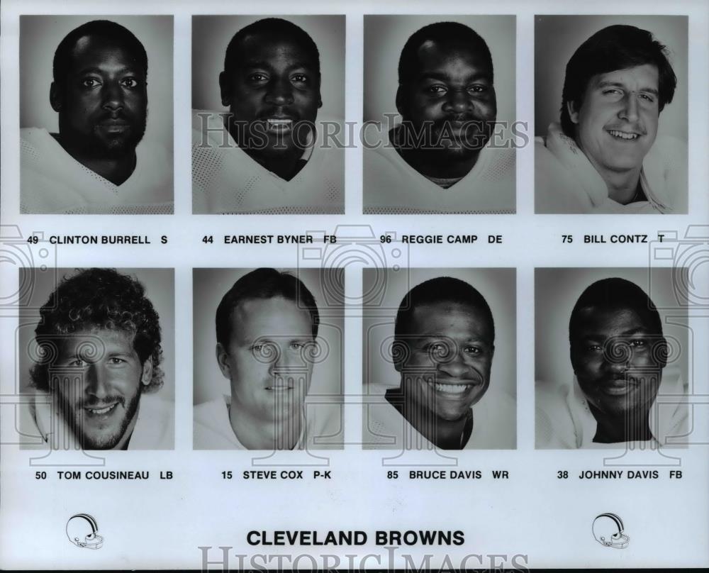 Press Photo Cleveland Browns Roster - cvb63946 - Historic Images