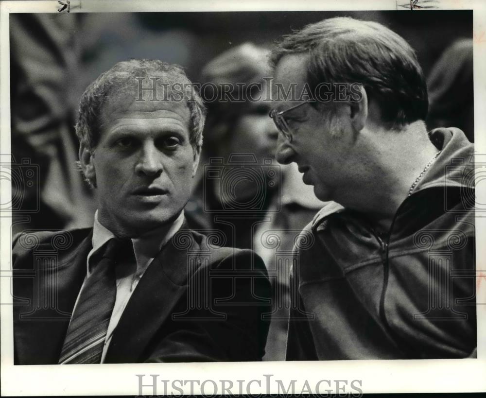 1981 Press Photo Bill Muschman and Ted Stepian - cvb64048 - Historic Images