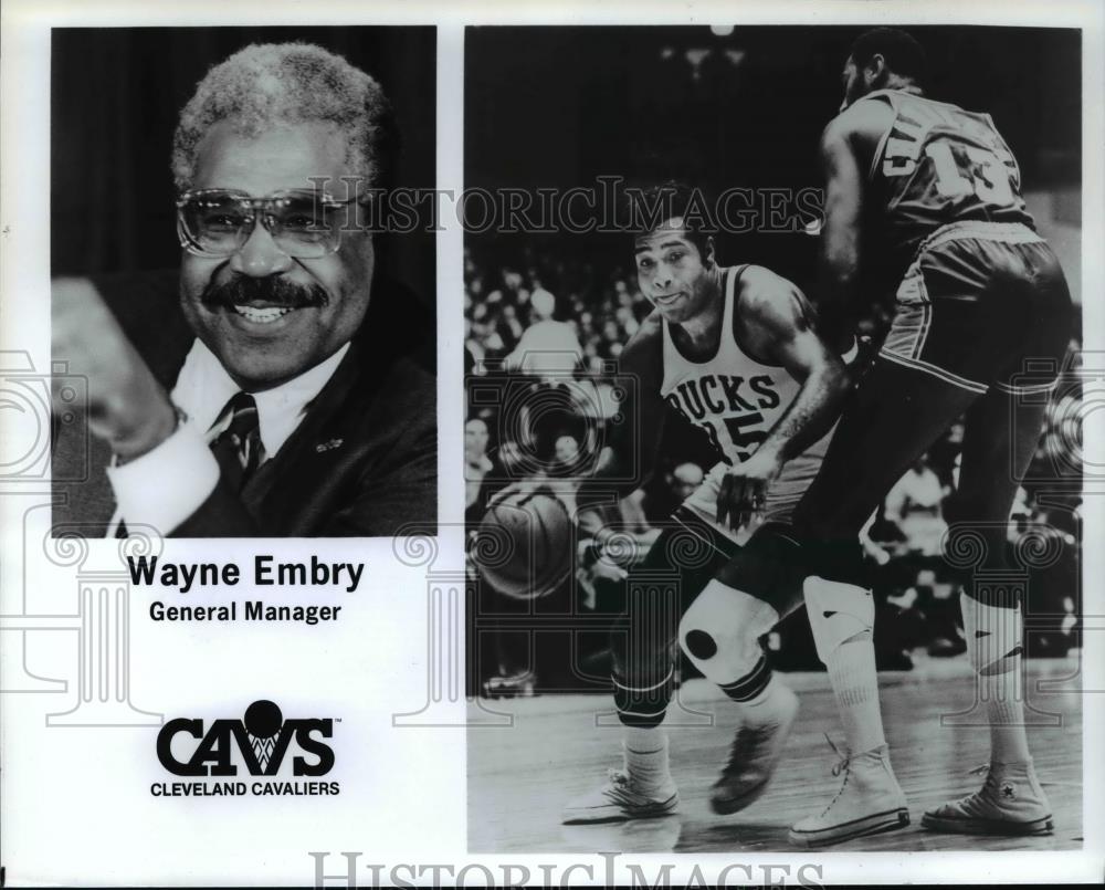 Press Photo Cleveland Cavaliers General Manager-Wayne Embry - cvb64069 - Historic Images