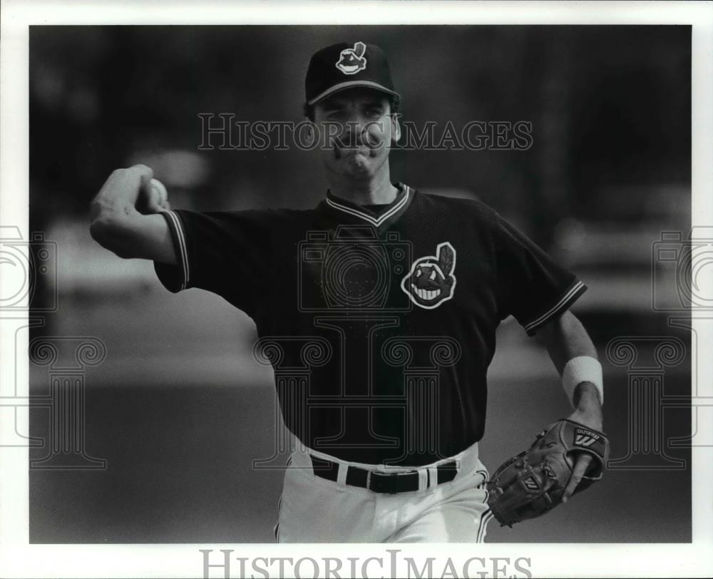 1987 Press Photo Indians baseball player-Tom Wadell - cvb64229 - Historic Images