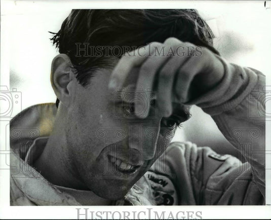 1987 Press Photo Super Vee top qualifier Scott Atchinson - cvb64235 - Historic Images