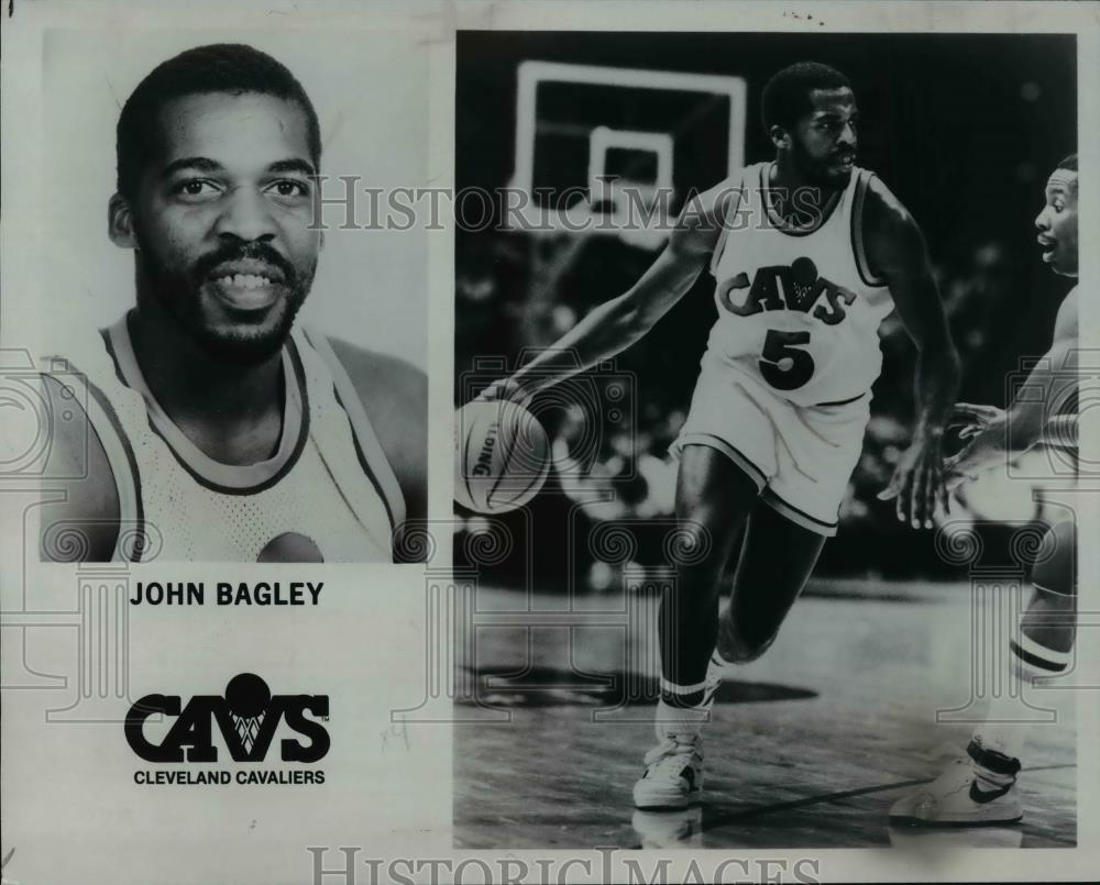 Press Photo Cavs basketball player-John Bagley - cvb64276 - Historic Images