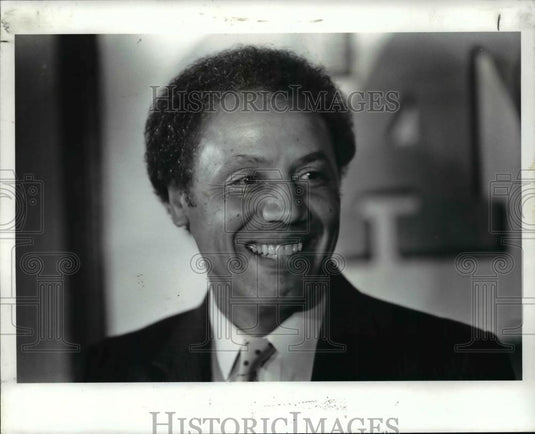 1986 Press Photo Cavs new coach Len Wilkins - cvb64303 - Historic Images