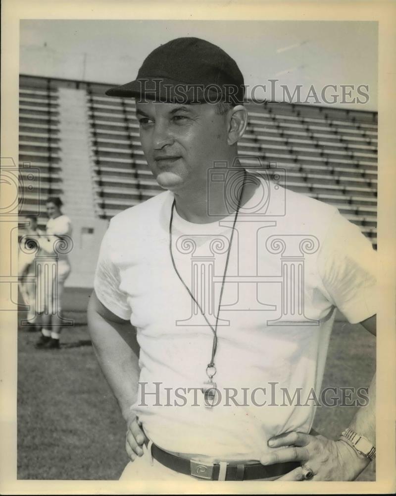 1957 Press Photo Doyt Perry, Coach Bowling Green University - cvb64670 - Historic Images