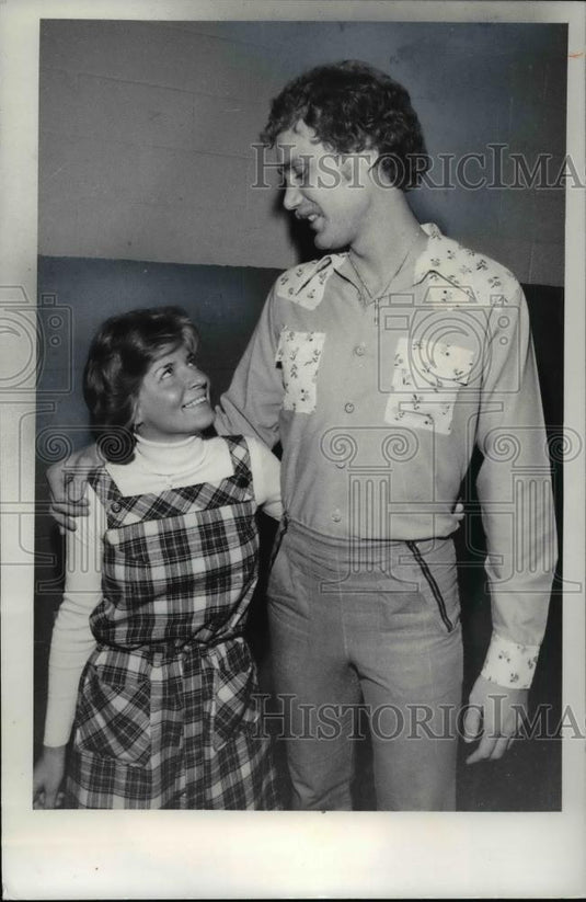 1977 Press Photo Luke Witte and Donita Kimar - cvb64794 - Historic Images
